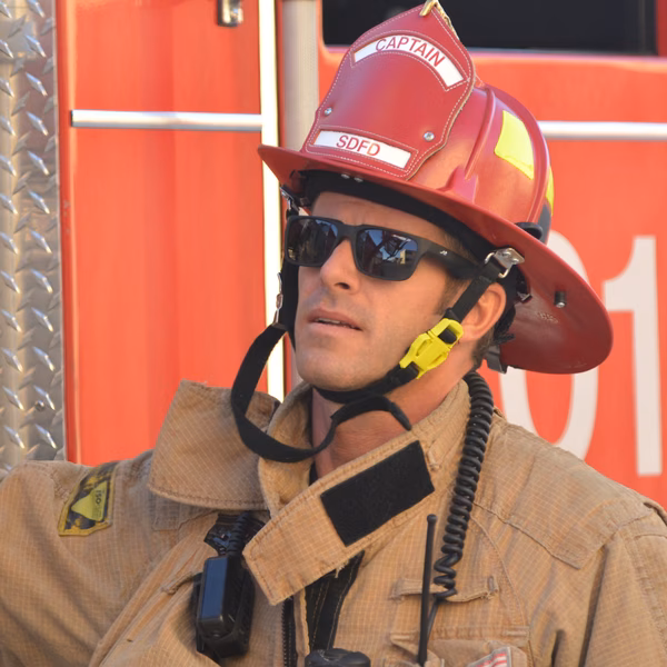 Brian Graddon, Founder and CEO of True Rescue, in the field as a Firefighter Paramedic and SWAT Medic